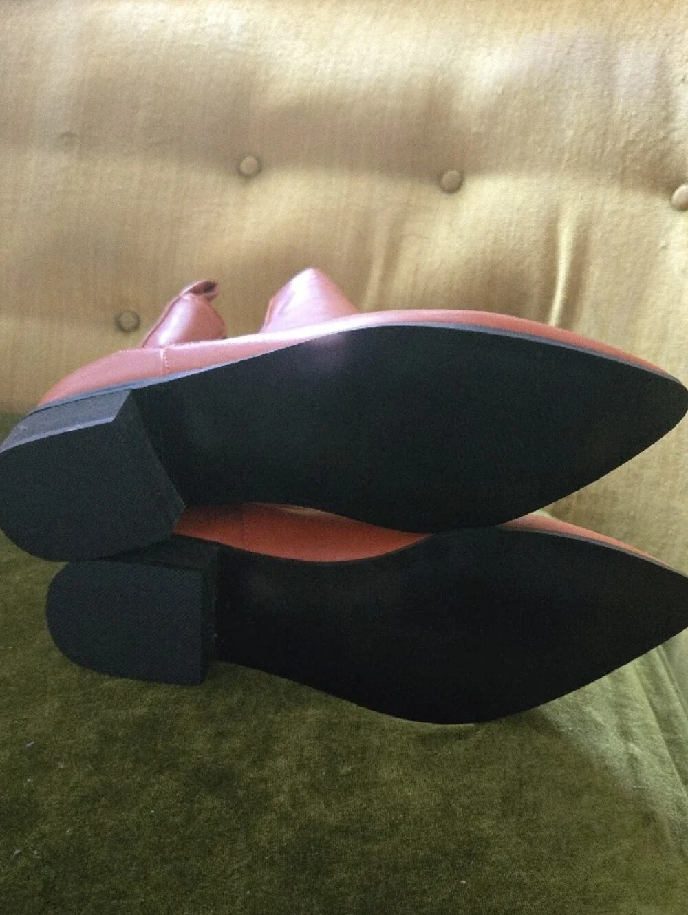 Women’s Pointed Chelsea Boot in Burnt Orange